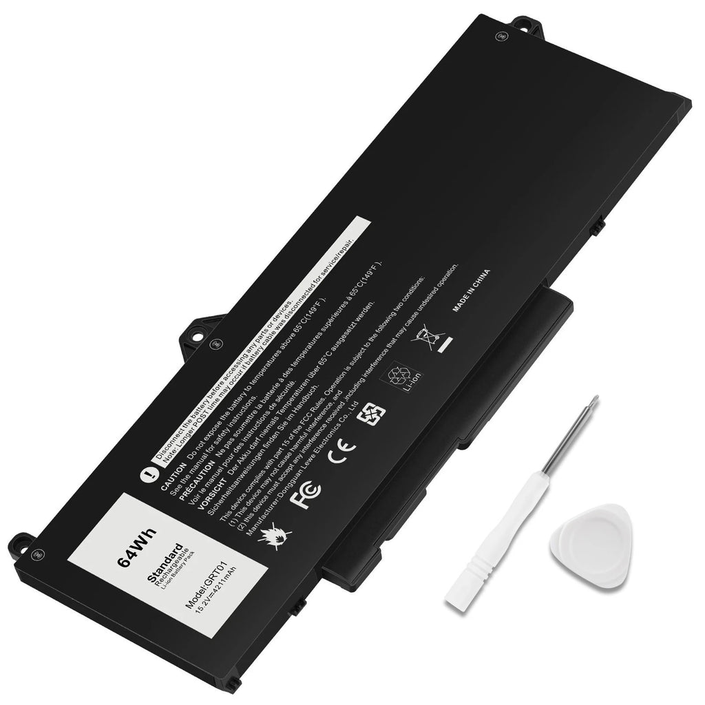 GRT01 Battery For Dell Latitude 15 5521 5531 Precision 15 3561 3571 14 3470 64Wh