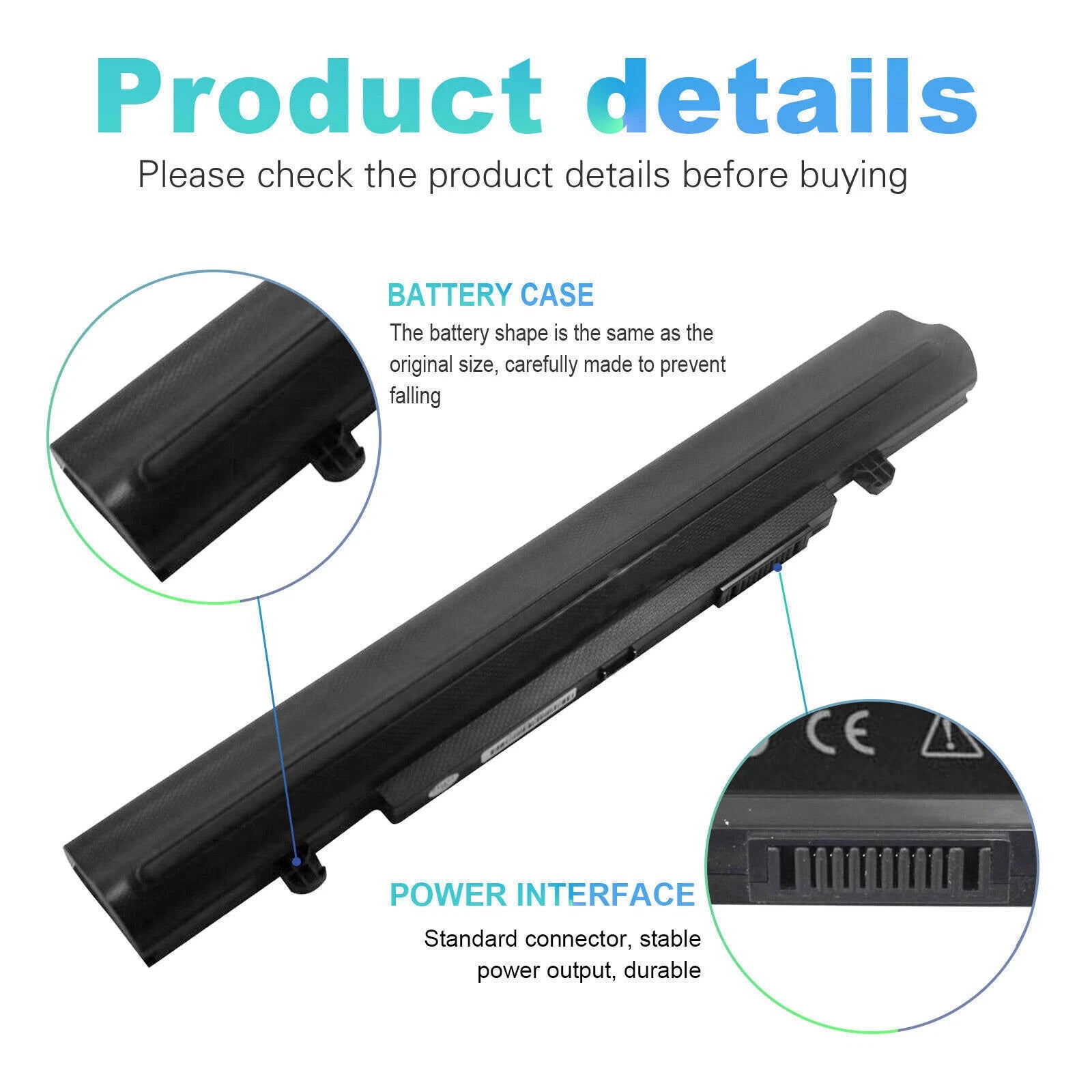 For ASUS A42-U46 Battery 14.8V 5200MAH For ASUS U46 U56 A32-U46 A41-U46 5.2Ah