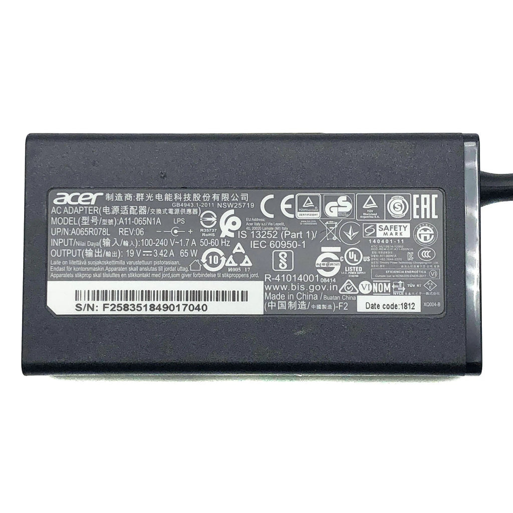 NEW Genuine Acer 65W AC Adapter for Acer Aspire 5 A515-43-R19L A515-51G-5536