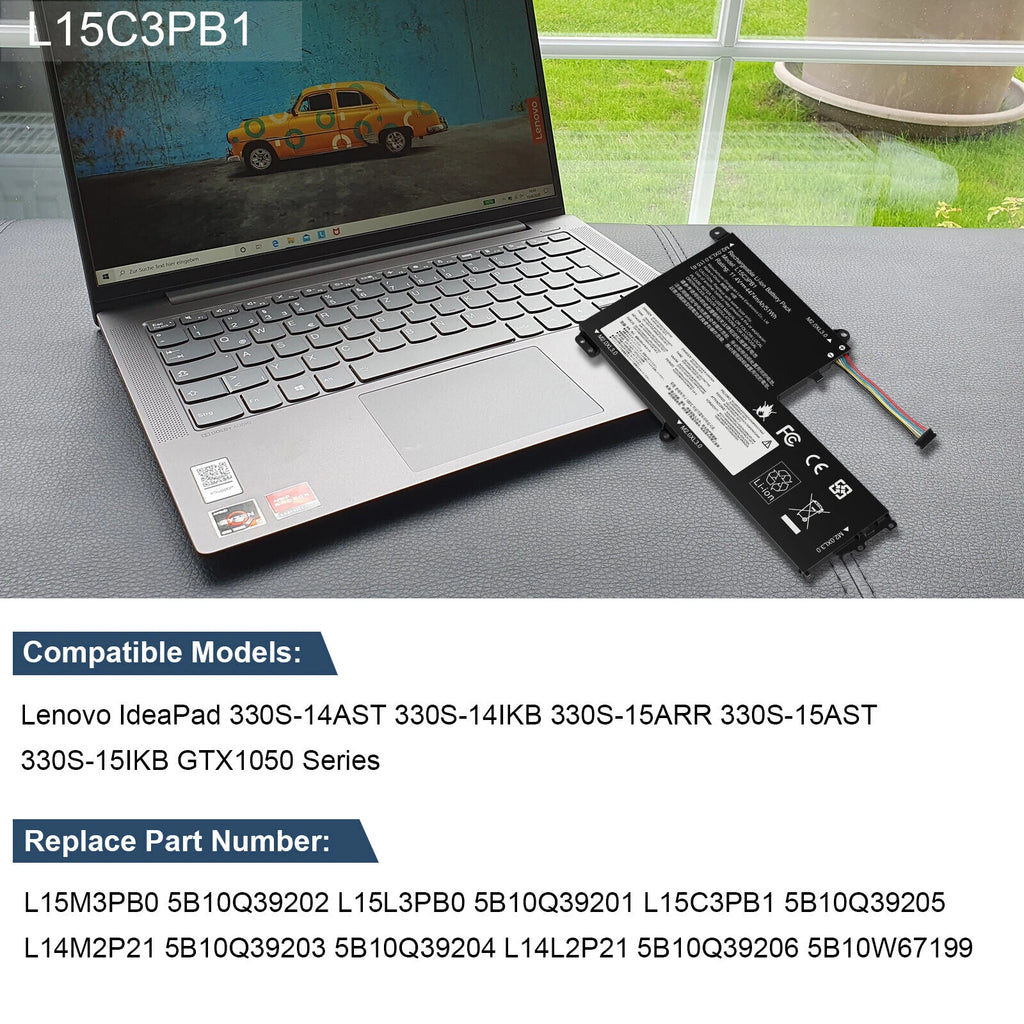 L15C3PB1 L14M2P21 Battery For Lenovo Ideapad 330S-14IKB 330S-14AST 330S-15ARR