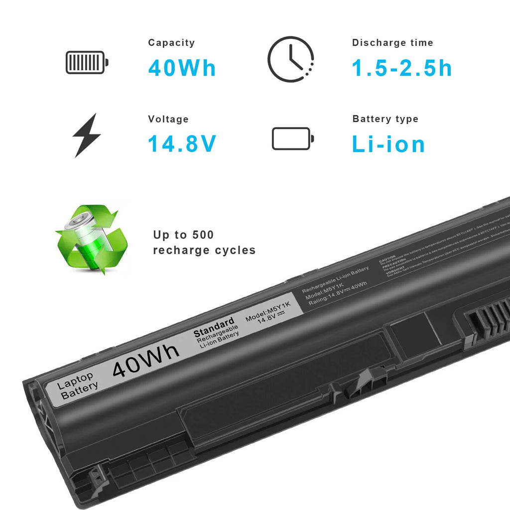 Replacement Battery For Dell Inspiron 3551 3552 3558 5455 5555 5559 Series M5Y1K