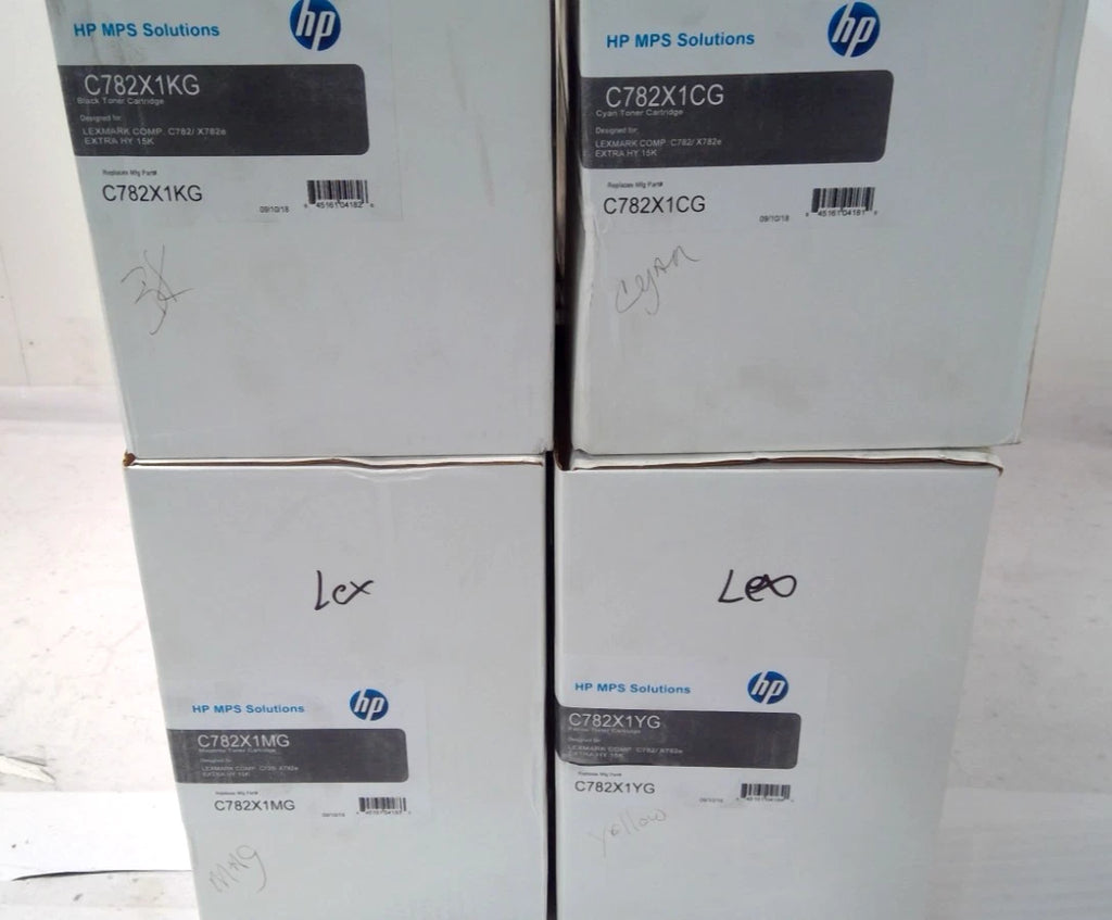 HP For Lexmark X792X1KG, X792X1CG, X792X1MG, X792X1YG Yield Toner - Read details
