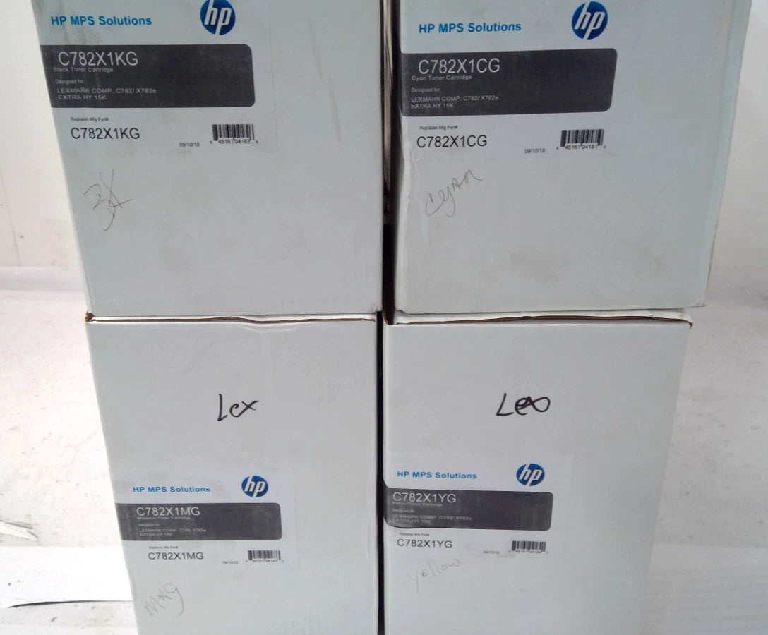 HP For Lexmark X792X1KG, X792X1CG, X792X1MG, X792X1YG Yield Toner - Read details