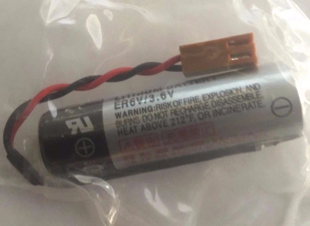Brand New Toshiba ER6V 3.6V 2000mah PLC Battery With Plug