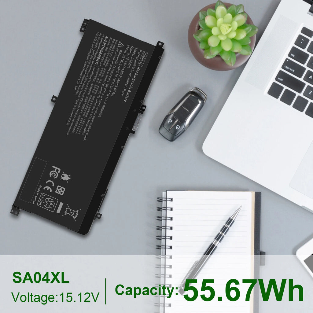 SA04XL Battery For HP Envy X360 15-DR 15-DS 15M-DR 15M-DS 15Z-DS 15T-DR 55.67Wh