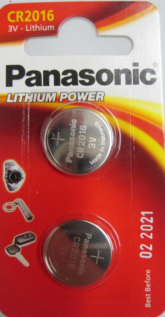Panasonic CR2016 Batteries 2 pk
