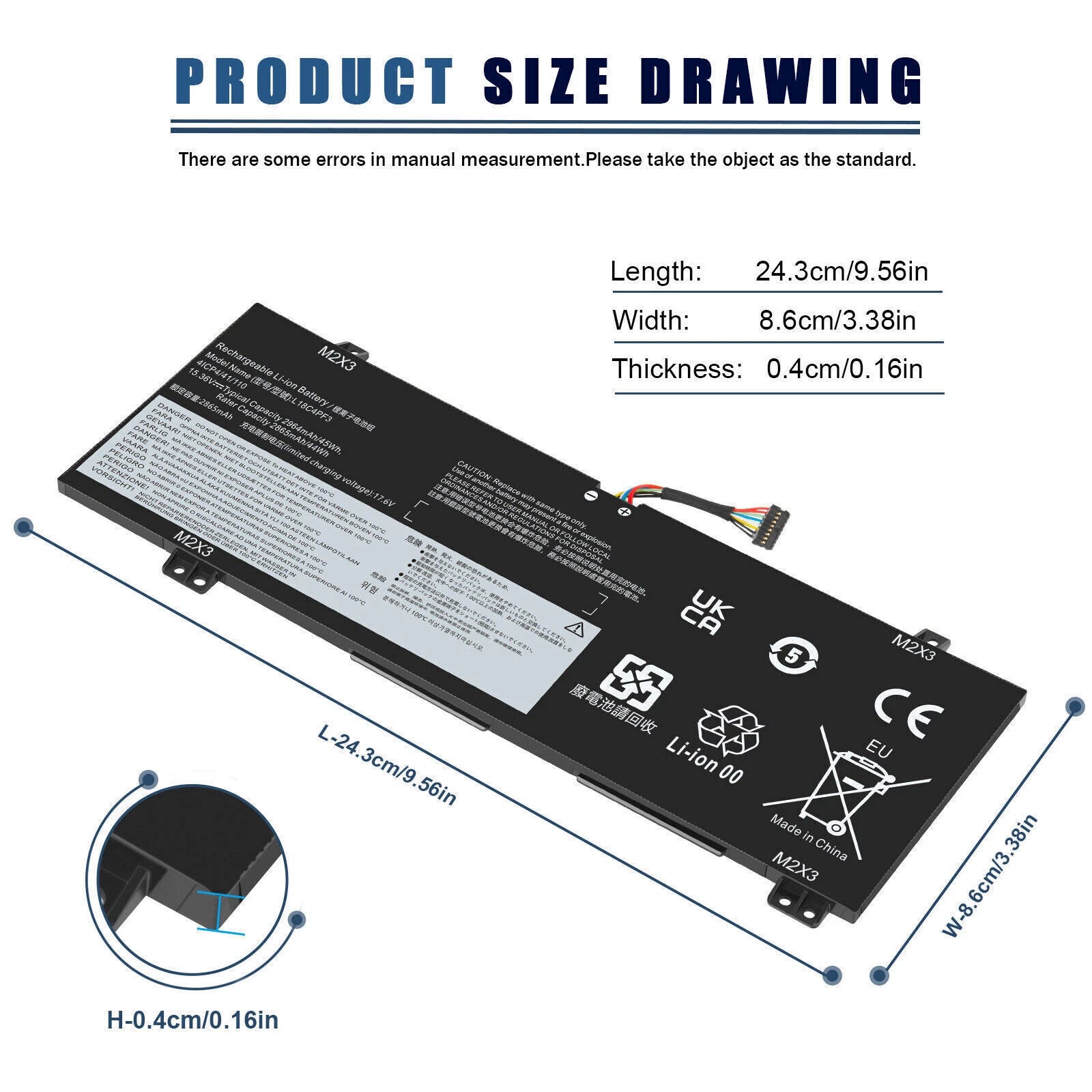 ?L18C4PF3 L18M4PF3 Battery for Lenovo Ideapad C340-14IWL C340-14IML S540-14API