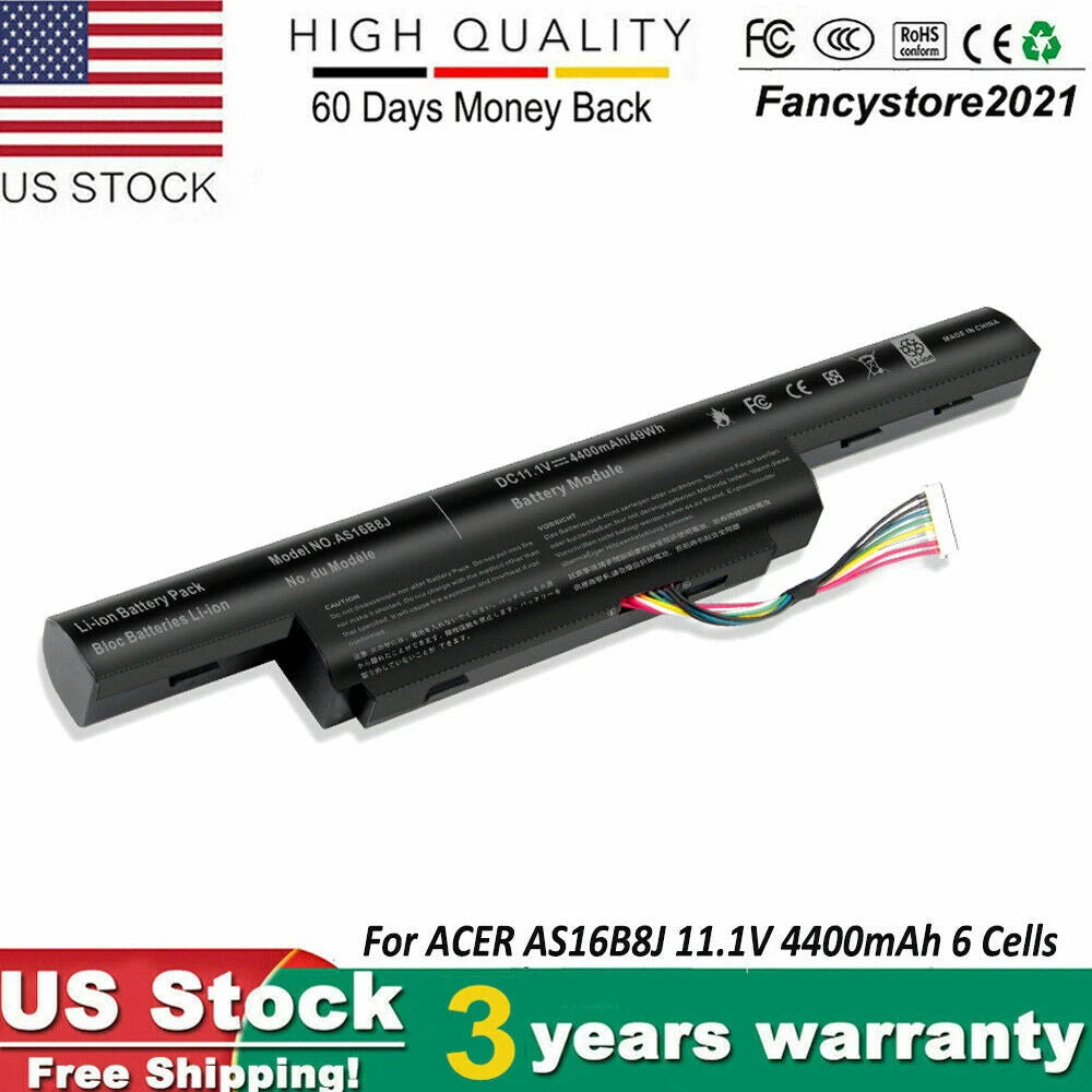 AS16B8J Battery For Acer Aspire E5-575G E5-575G-53VG 15.6" E5-575G E5-575G-53VG