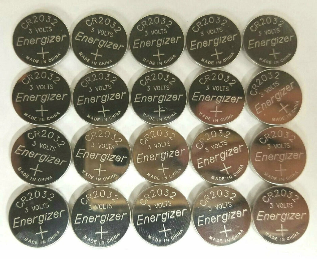 50 BULK ENERGIZER CR2032 CR 2032 ECR2032 3v Battery EXPIRE 2026