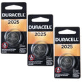 3x Duracell 3V Lithium Coin Battery 280-205, SB-T14, 5003LC, ECR2025, BR2025