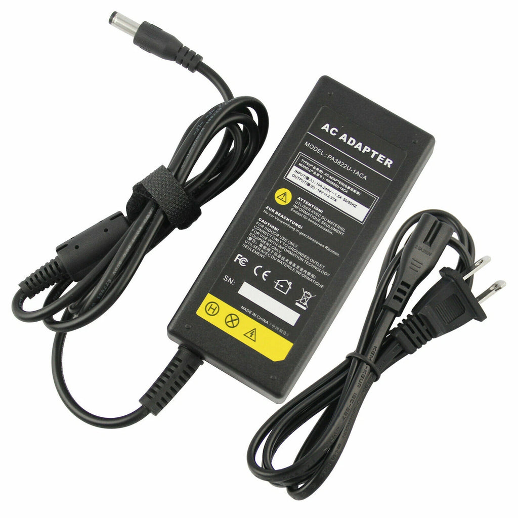 19V 2.37A Laptop Charger AC Adapter Power Cord Supply For Toshiba Satellite US