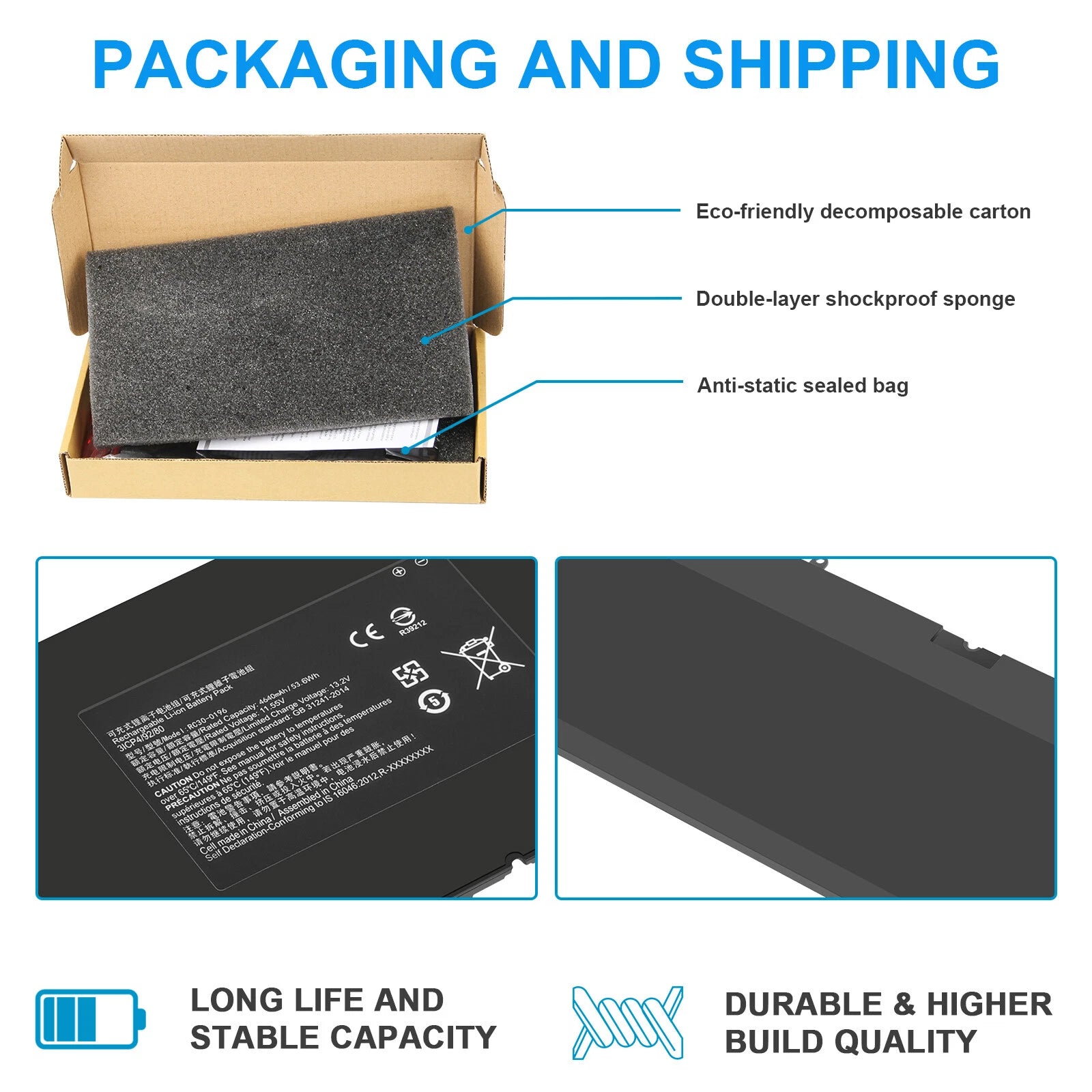 RC30-0196 Battery for Razer Blade Stealth 13.3" 2017 12.5" (2016) RZ09-0239 NEW