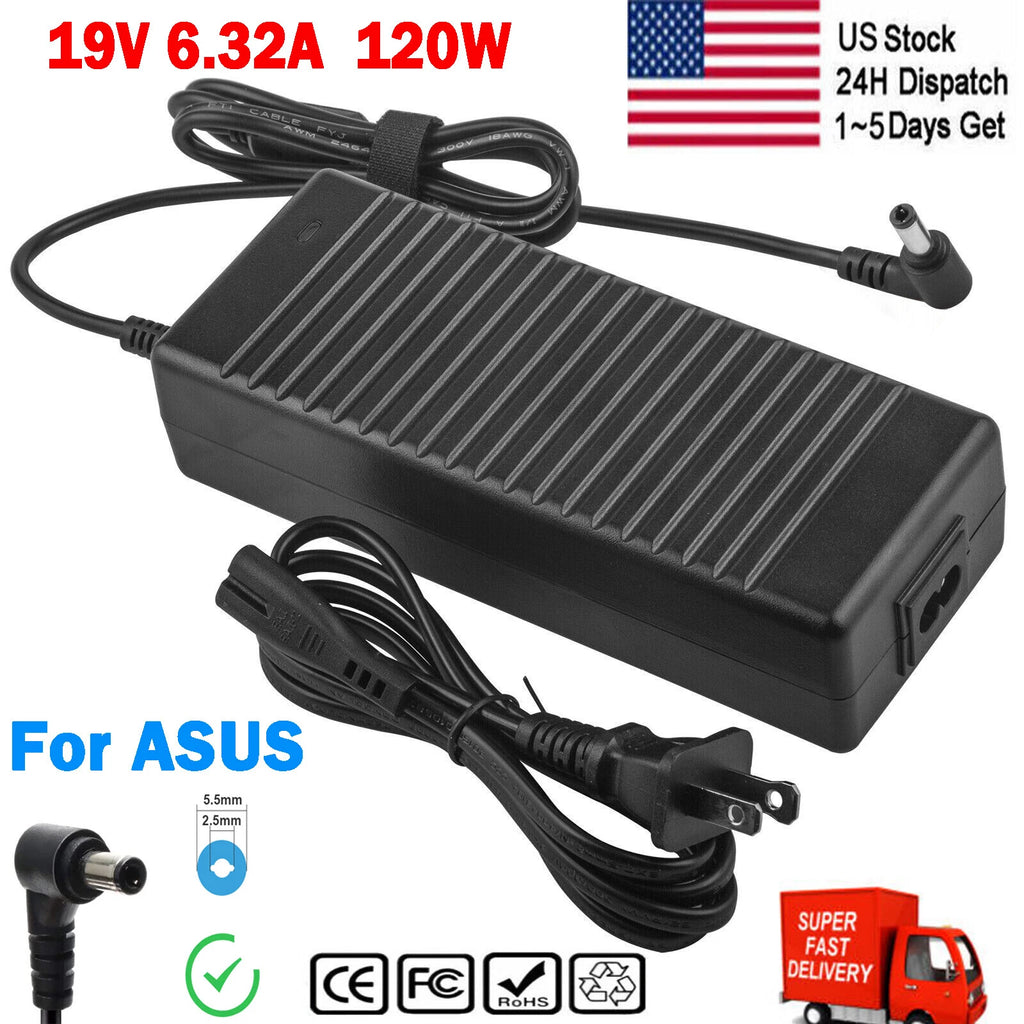 120W AC Adapter Charger For Asus Laptop PA-1121-28 19V 6.32A ROG GL502VT GL502V*