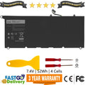 JD25G 52Wh Battery For Dell XPS 13 9350 9343 0DRRP 090V7W JHXPY P54G001 P54G002