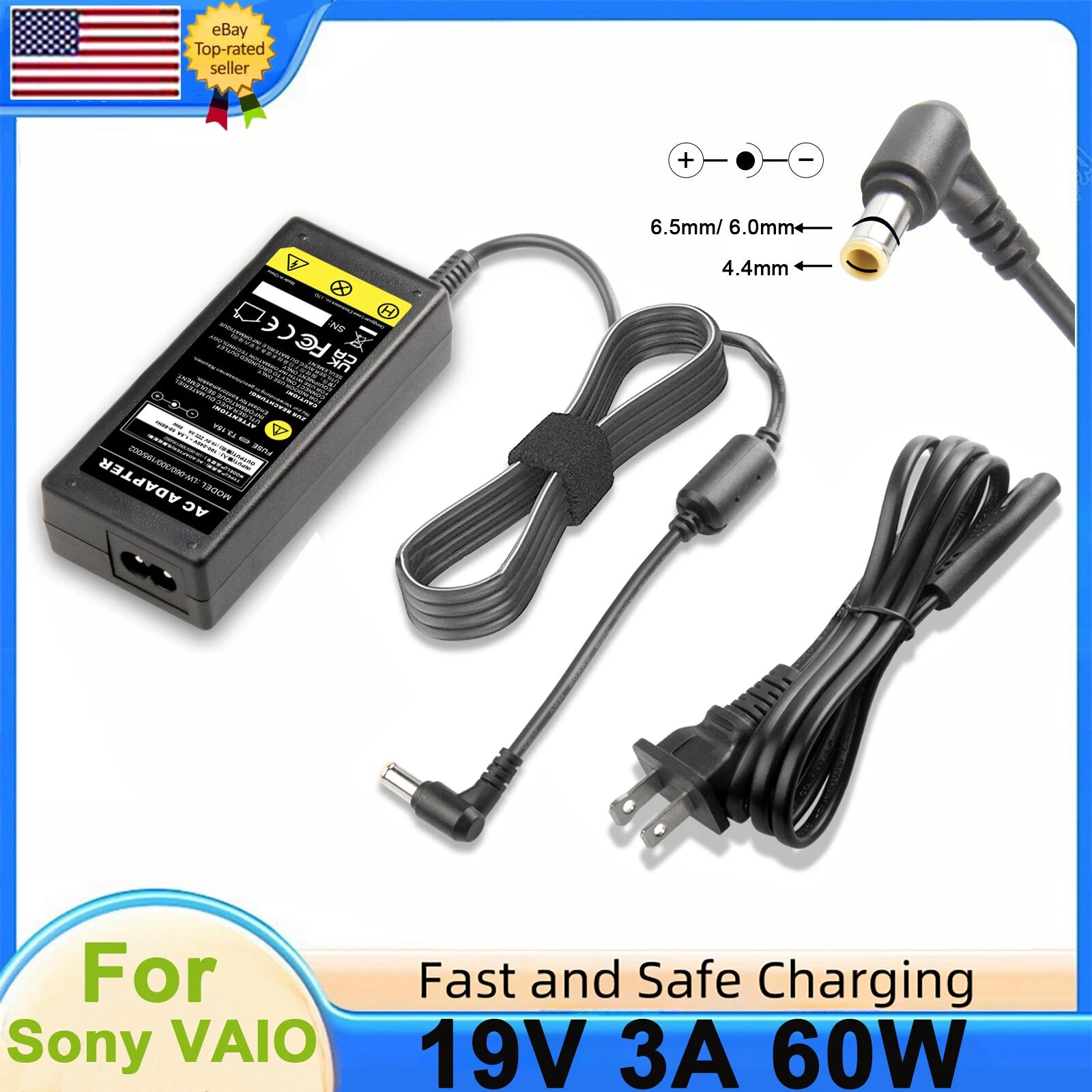 LG 19V AC Adapter for AD-48F19 29LB4510 29LN4510-PU 29" LED HD TV Power Supply
