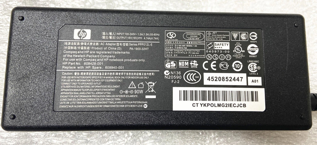 New 90W AC Adapter Charger ForHP Spectre X360 13 15 Pavilion X360 11 13 14 15 17