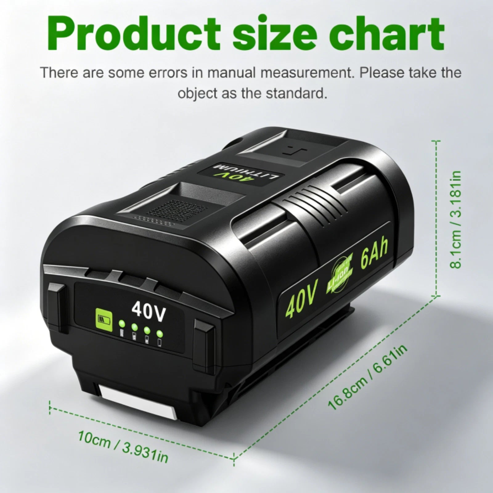 40V 6.0Ah Battery for Ryobi 40 Volt Lithium OP4050 OP40602 OP40261 OP4060 OP4030