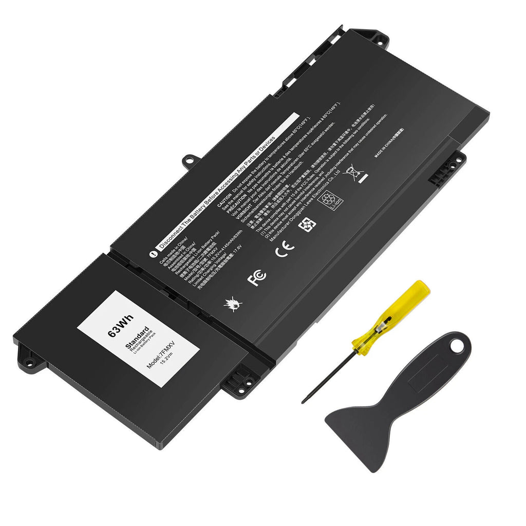 7FMXV Battery For Dell Latitude 5320 7320 7420 7520 9JM71 TN2GY 4M1JN 63Wh 15.2V
