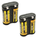 2x 6V 1700mAh 2CR5 Photo Lithium Battery Compatible With 2CR5M 2CR5 DL245 EL2CR5