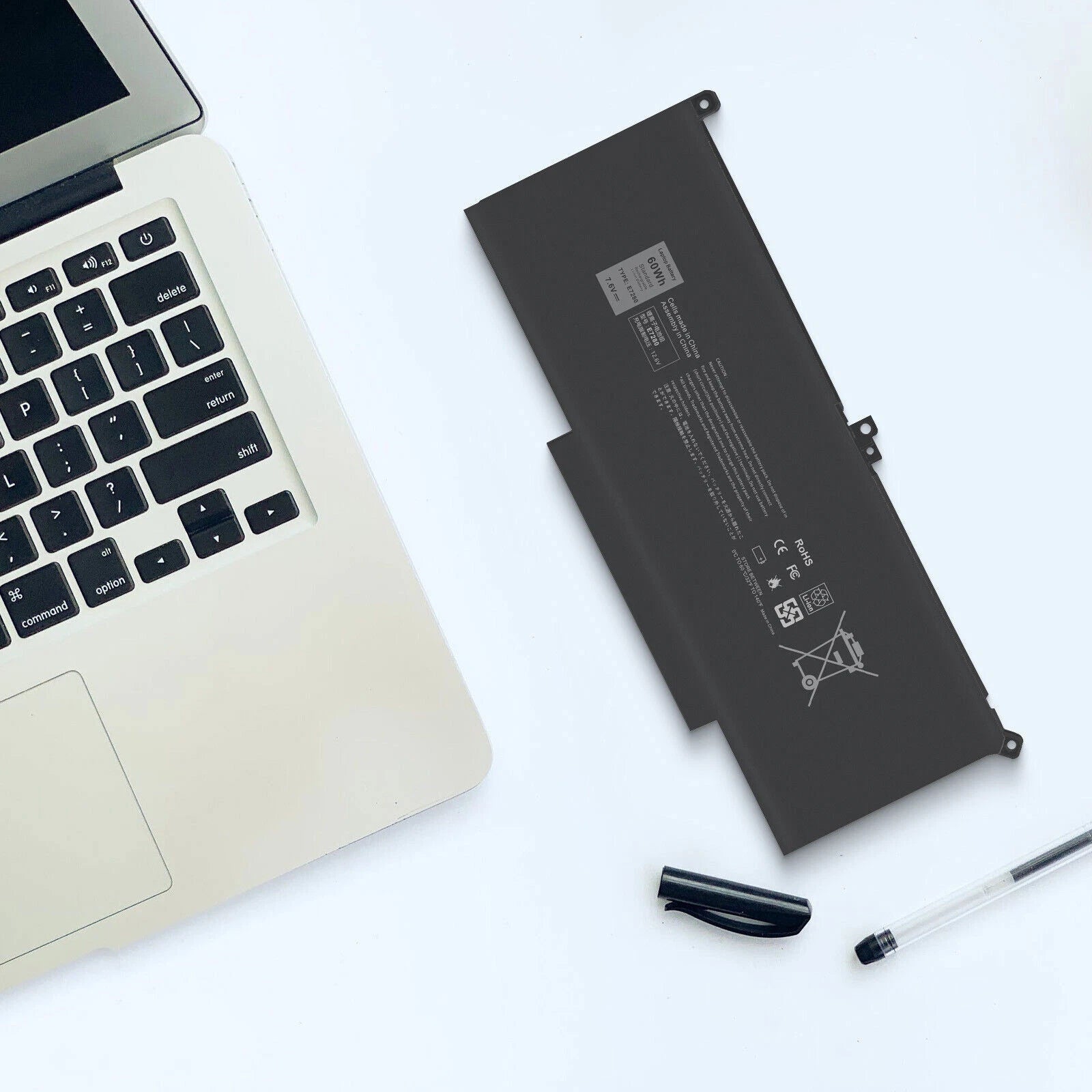 F3YGT Battery For Dell Latitude 12 13 E7280 E7480 7480 7490 7380 7390 DM3WC Fast