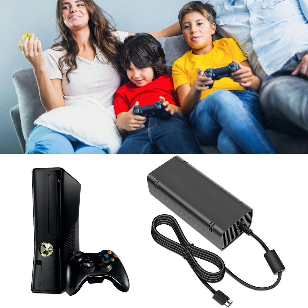 For Xbox One X/S Xbox 360 Slim AC Adapter Brick Console Charger Power Cable US