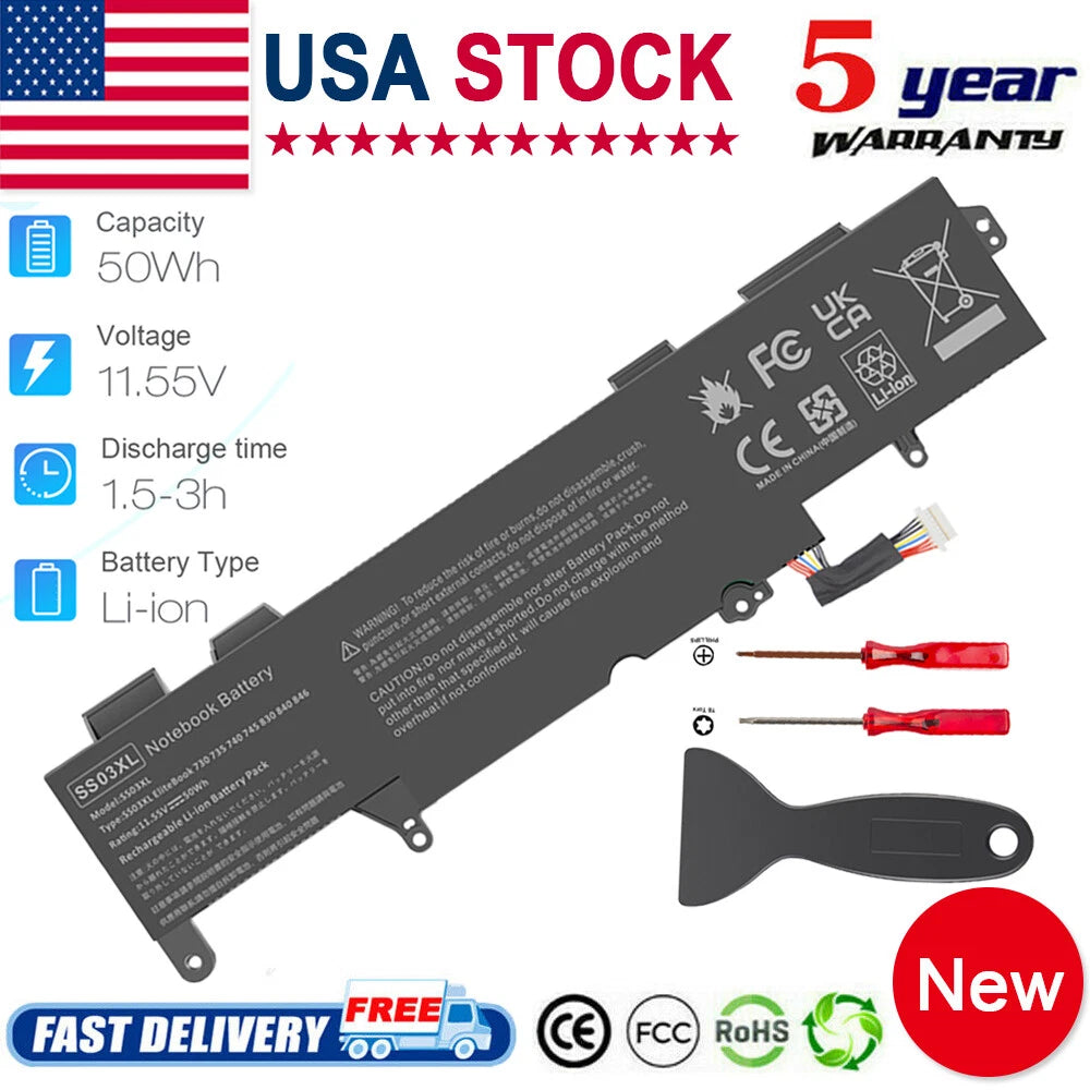 SS03XL Battery for HP EliteBook 735 745 830 836 840 846 G5 933321-855 932823-421