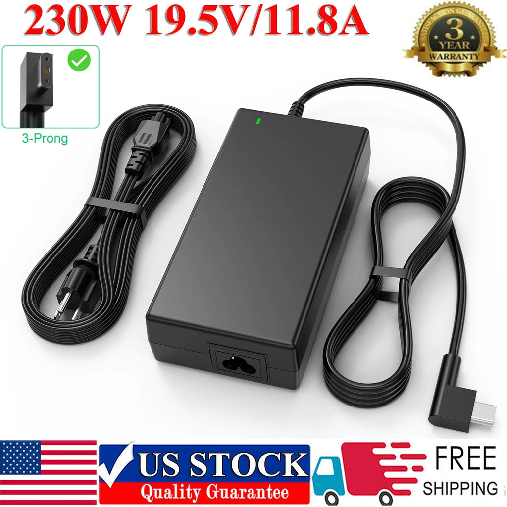 230W Adapter Charger for Razer Blade15 GTX1060/GTX1070/RTX2070/RTX2080 RC30-0238