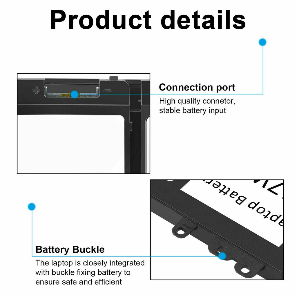 ?NGGX5 Battery For Dell Latitude E5270 E5470 E5570 Precision M3510 JY8D6 954DF