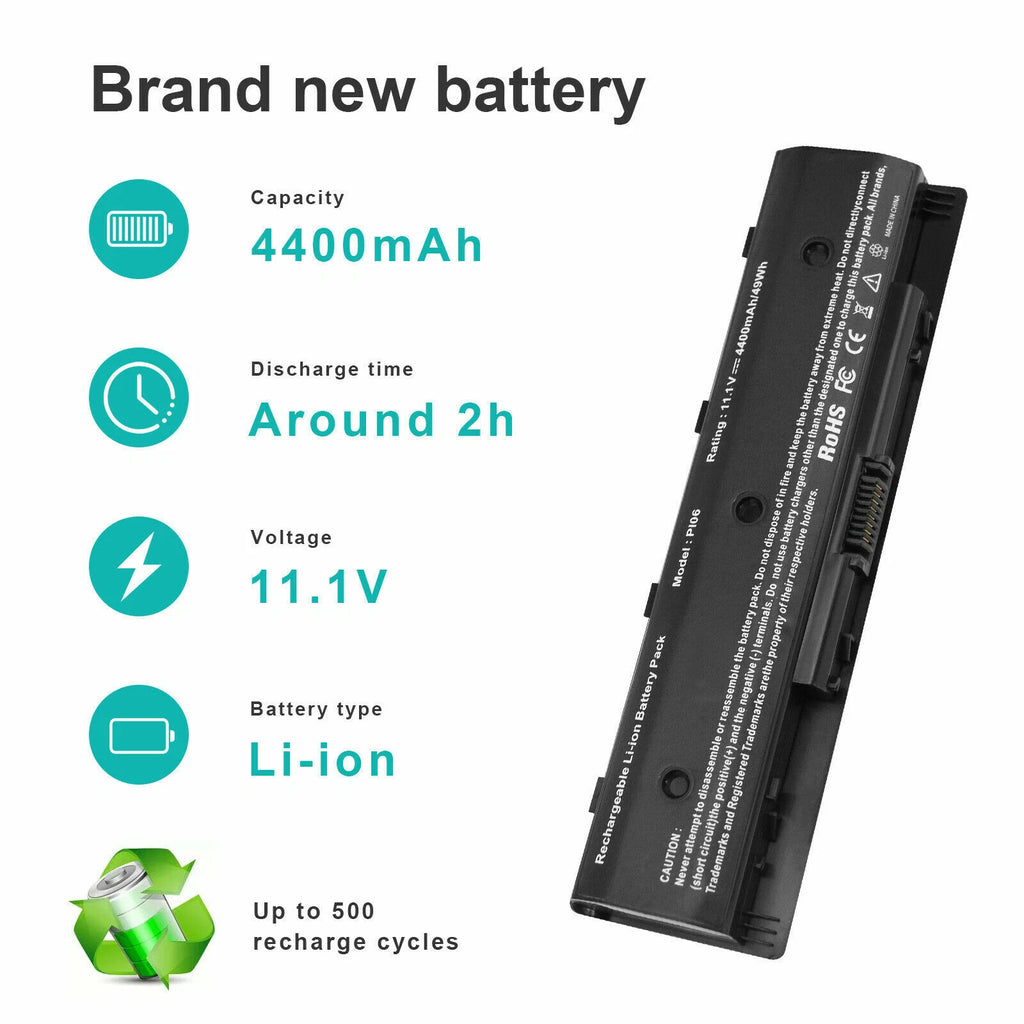 LOT P106 Laptop Battery For HP Pavilion 14 15 17 710416-001 710417-001 PIO6 NEW