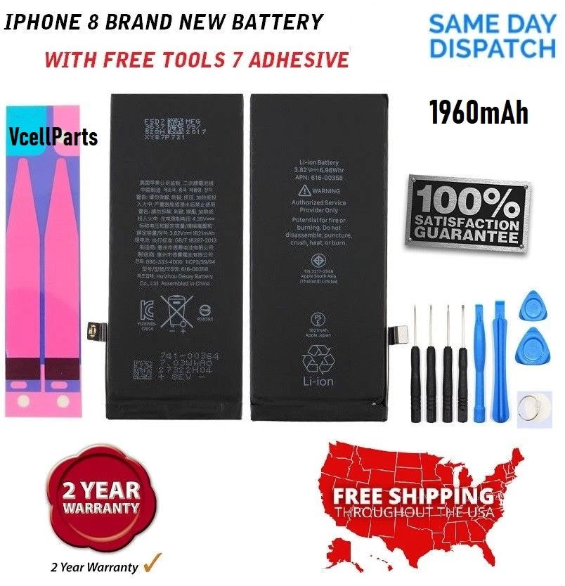 For Apple iPhone 7 4.7" Internal Replacement Li-ion Battery 1960mAh w/ Free Kits