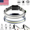 Battery LED Headlamp Headlights Torch Flashlight Work Light Bar Head Band Lamp