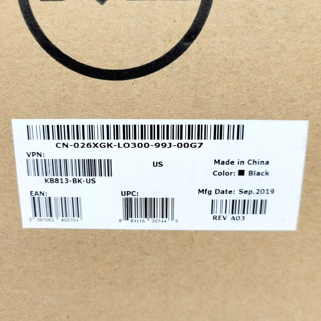 Lot of 10 - NEW Dell KB813(KB813BKUS) Smartcard Wired Keyboard Black-NoPalm Rest