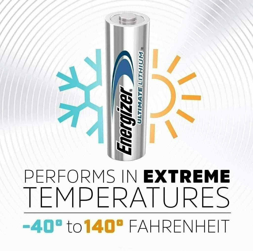 Energizer Ultimate Lithium AA Batteries 8 Pack (L91SBP-8) BRAND NEW