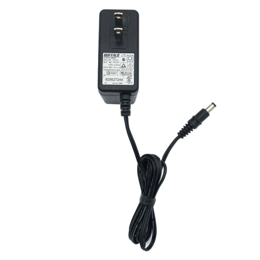 Brand NEW Original Buffalo AC Adapter 5.5x2.1 WA-24C12U 12V 2A 24W Charger