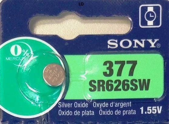 MURATA / SONY 377 SR626SW (2 piece) SR626 V377 Watch Battery US seller