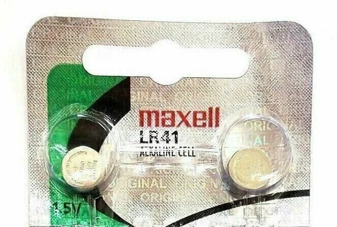LR41 Maxell 192 (2 piece) LR41 AG3 392A 192 SR41 LR736 392 Alkaline Battery