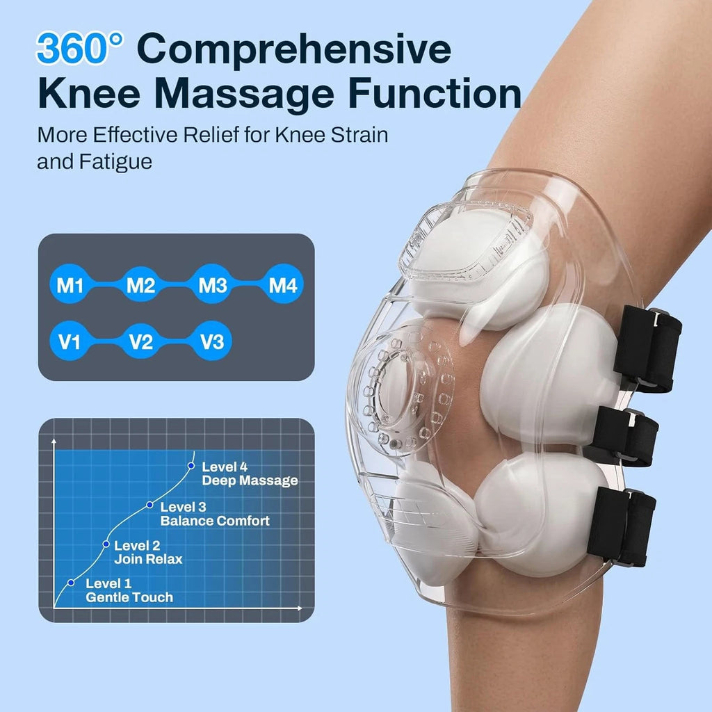 Knee Massager Knee Joint Muscles Relaxtion Elbow Shoulder Massage Machine Gift