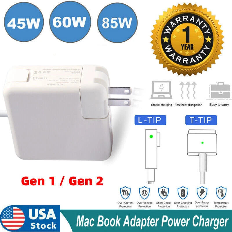 AC Adapter Laptop Charger For Apple 2013-2021 13" Macbook Pro A1502 Power Supply