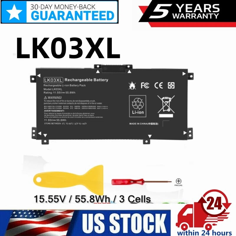 LK03XL Battery For HP ENVY X360 17-AE 17-CE 15-BP 15-BQ 916368-541 916814-855