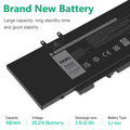 3HWPP Battery For Dell Precision 3541 3551 Latitude 14 5401 5411 15 5501 5511