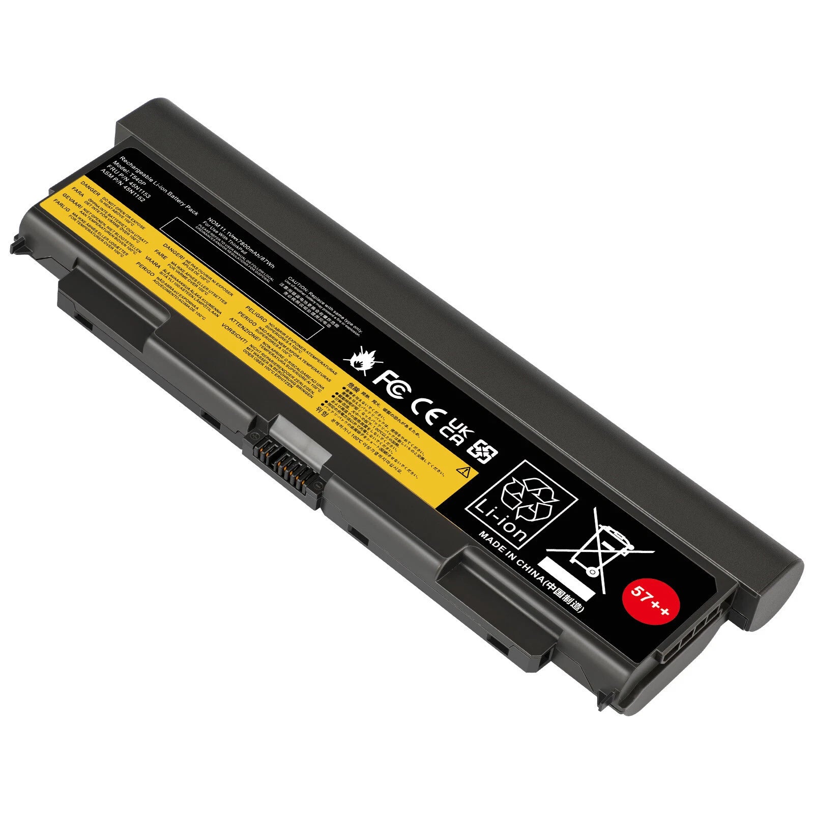 57++0C52863 45N1152 Battery For Lenovo Thinkpad W540 W541 T450p T540p T440p L440