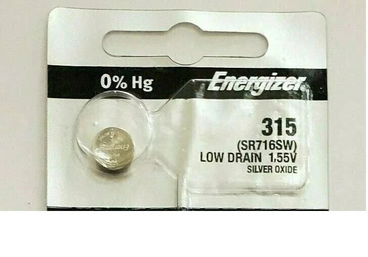 315 ENERGIZER WATCH BATTERY 1 BATTERY