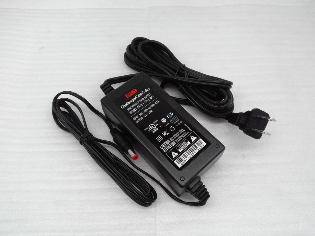 Genuine Challenger Switching Power Supply EPS -3 12V 3.0A PS-2.1-12-3-DC1 Red