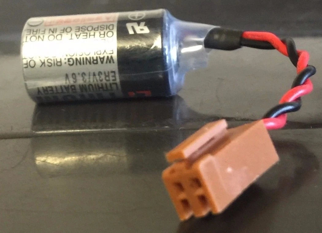 Brand New Toshiba ER3V Battery for PLC CPU Module Industrial Computer with plug