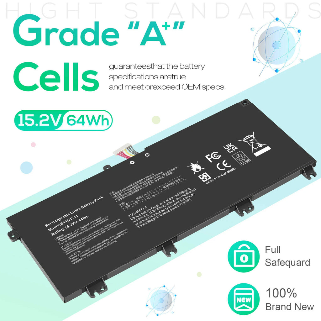 B41N1711 Battery For ASUS ROG Strix GL503 GL503VD GL503VM GL703VD FX503VM FX63VD