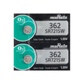 NEW MURATA 362 SR721SW SR721W WATCH BATTERY x 2 - Replaces Sony