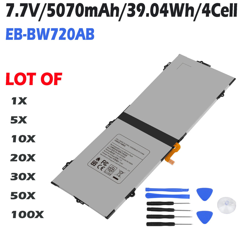 LOT EB-BW720ABA Battery For Samsung Chromebook 4 11.6" XE310XBA-K02US 310XBA-K01