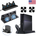 Cooling Fan For PS4 Stand Vertical Dual Controller Charger Charging Station Dock