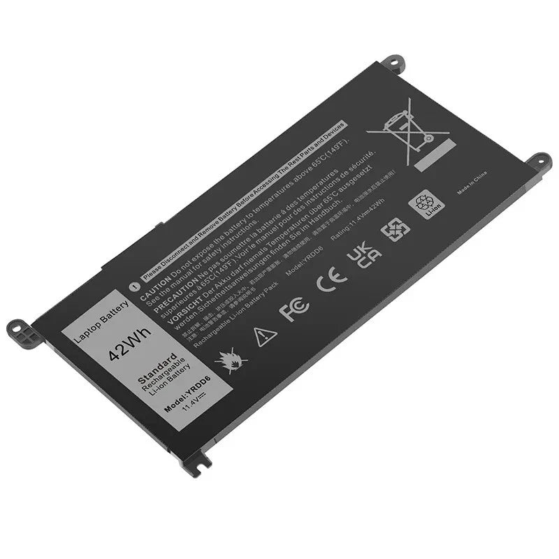 Laptop Battery YRDD6 for Dell Inspiron/ Latitude Series 11.4V