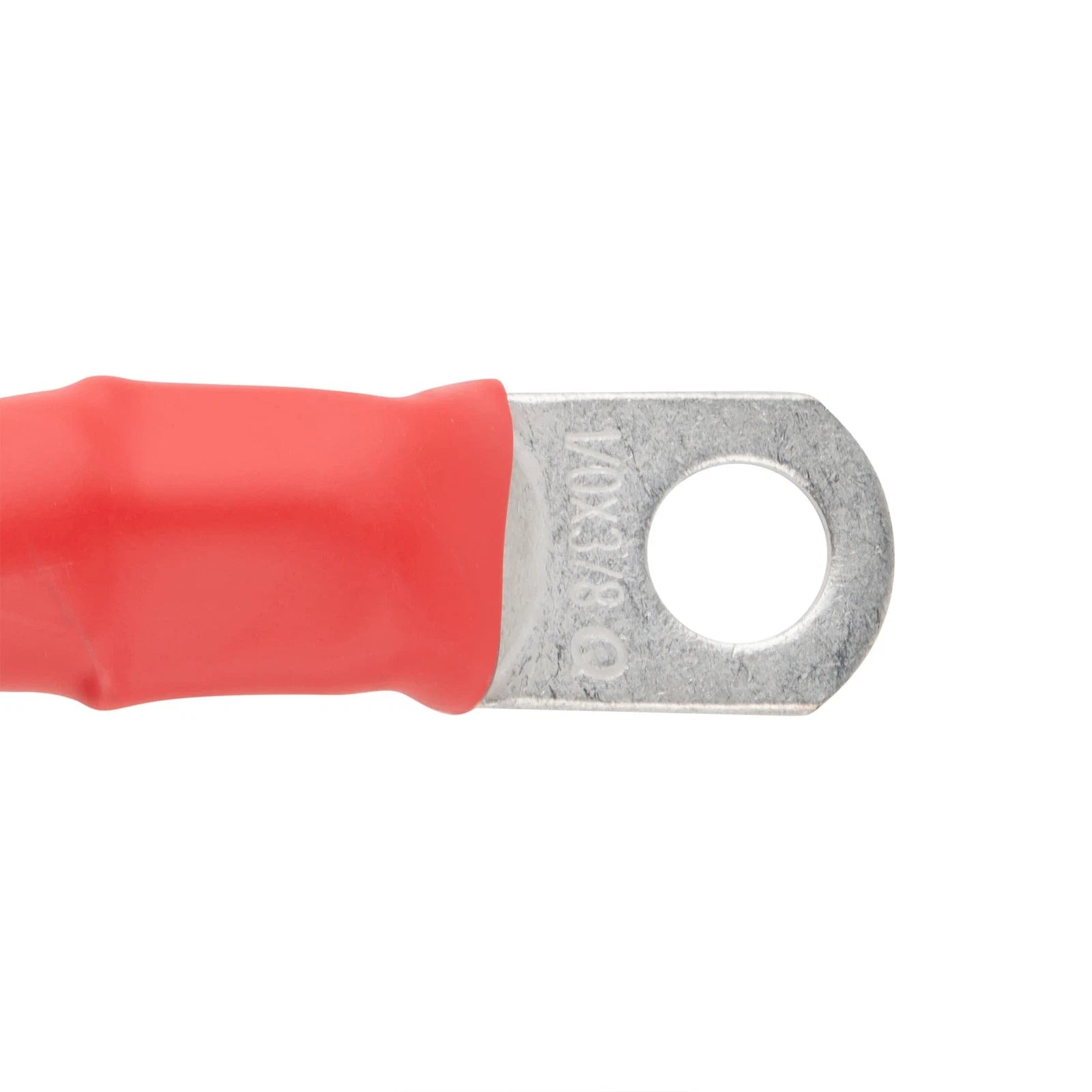 1/0 Red Battery Interconnect Cable 12" with 3/8" Lugs ASSEMBLED IN USA